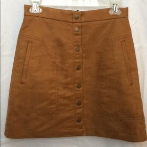 H&M Faux Suede Skirt